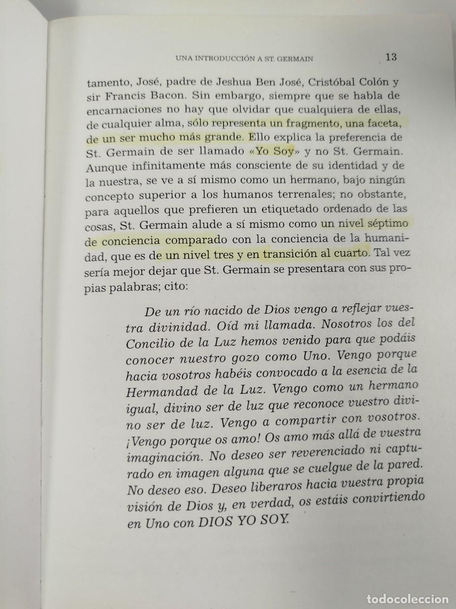 Libros de segunda mano: ALMAS GEMELAS Y ESP&Iacute;RITUS AFINES. St. Germain. Editorial EDAF, 1997 - Foto 4