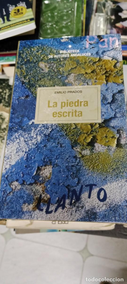 Libros de segunda mano: M-14 LIBRO LA PIEDRA ESCRITA EMILIO PRADOS - Foto 1