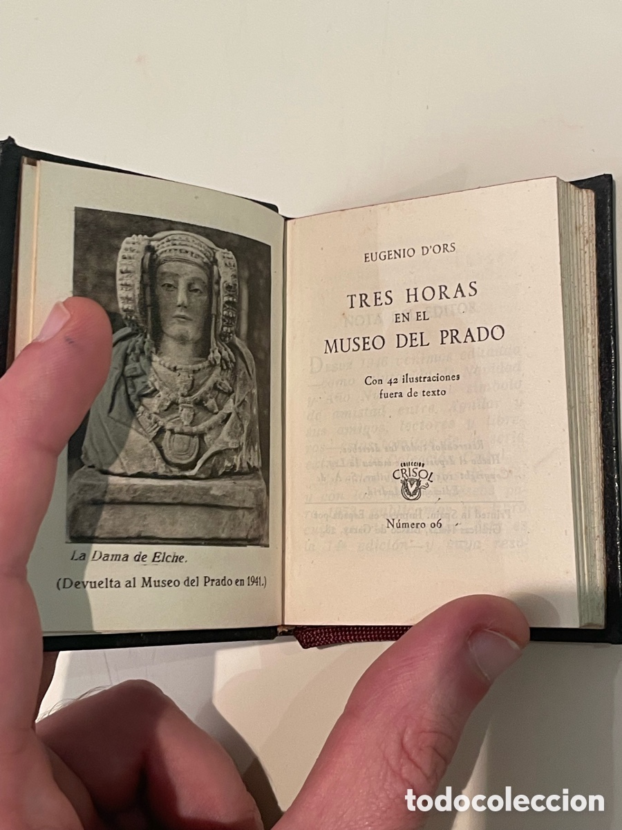 Libros de segunda mano: Crisolin 06, 3 horas en el Museo del Prado, D&rsquo;ors - Foto 6