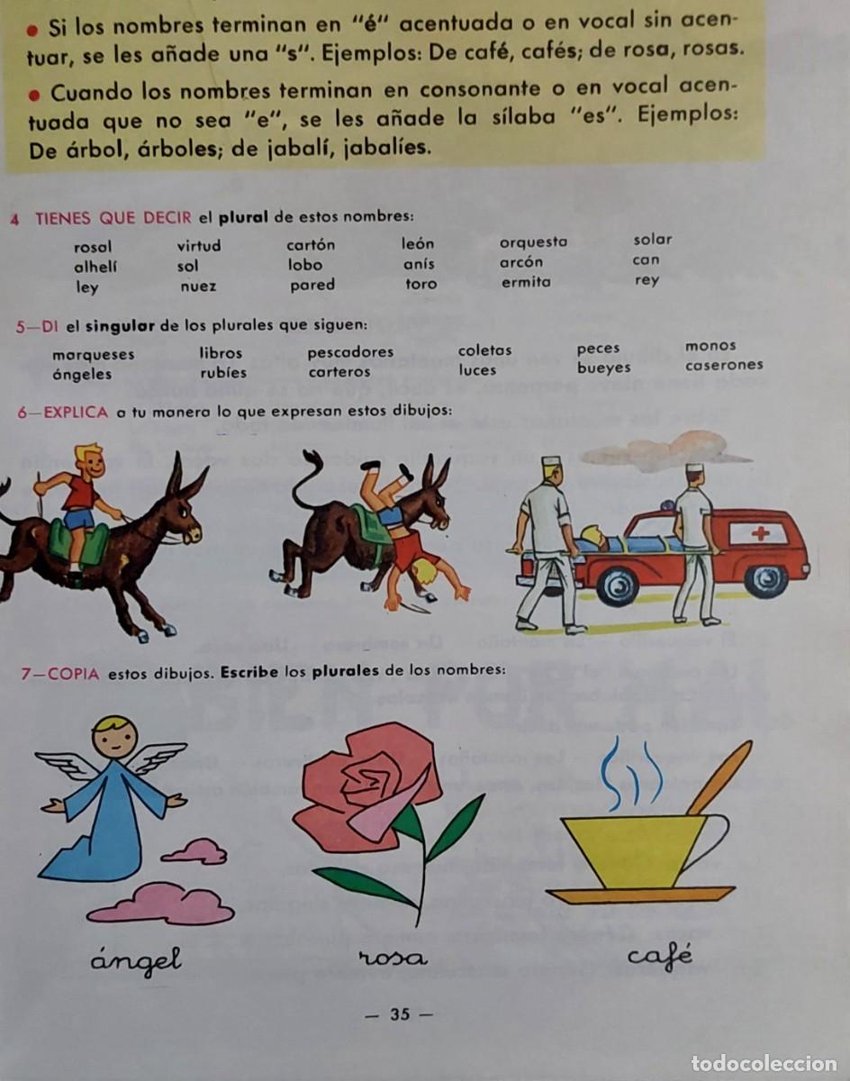 Libros de segunda mano: ANTIGUO LIBRO LENGUAJE CUADERNO DE 3&ordm; CURSO ( &Aacute;LVAREZ ) 1966 - Foto 4