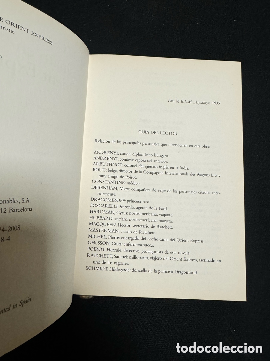 Libros de segunda mano: Asesinato en el Orient Express . Agatha Christie - Foto 4