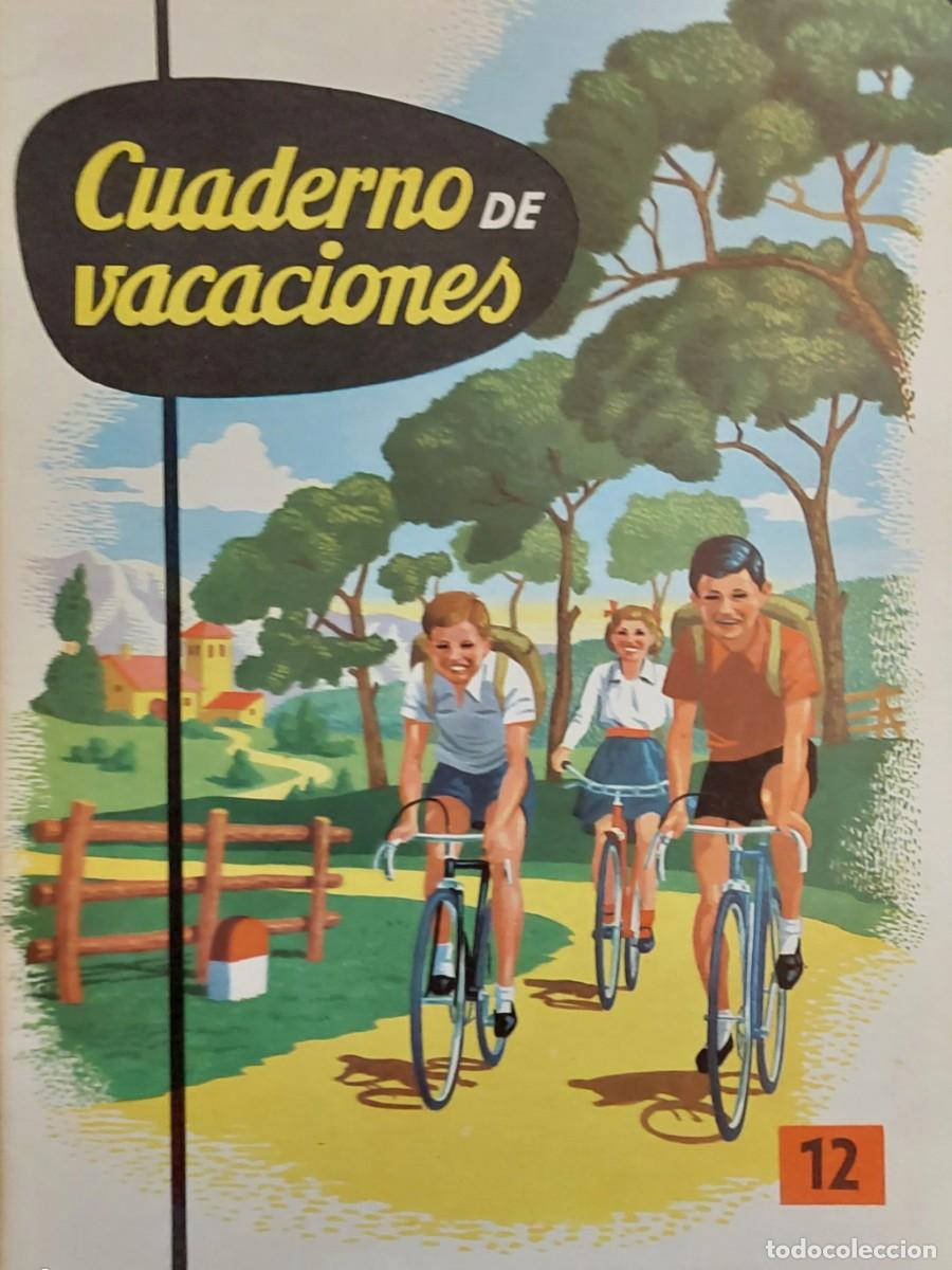 Libros de segunda mano: CUADERNO DE VACACIONES ( EDICIONES S.M. N.&ordm; 12 ) 1963 SIN USAR - Foto 1