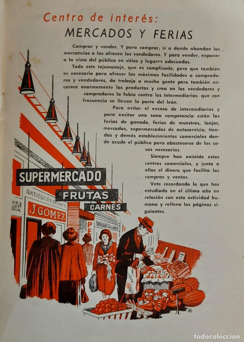 Libros de segunda mano: CUADERNO DE VACACIONES ( EDICIONES S.M. N.&ordm; 12 ) 1963 SIN USAR - Foto 3