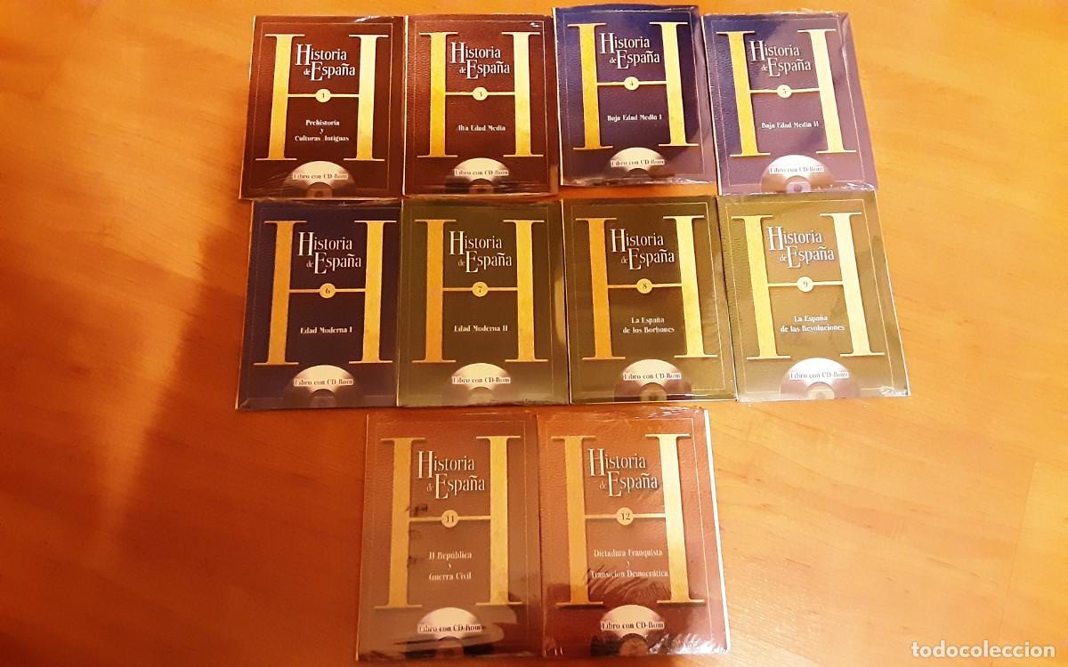Libros de segunda mano: Historia de Espa&ntilde;a. 10 libros con cd-rom. Sin desprecintar! - Foto 1