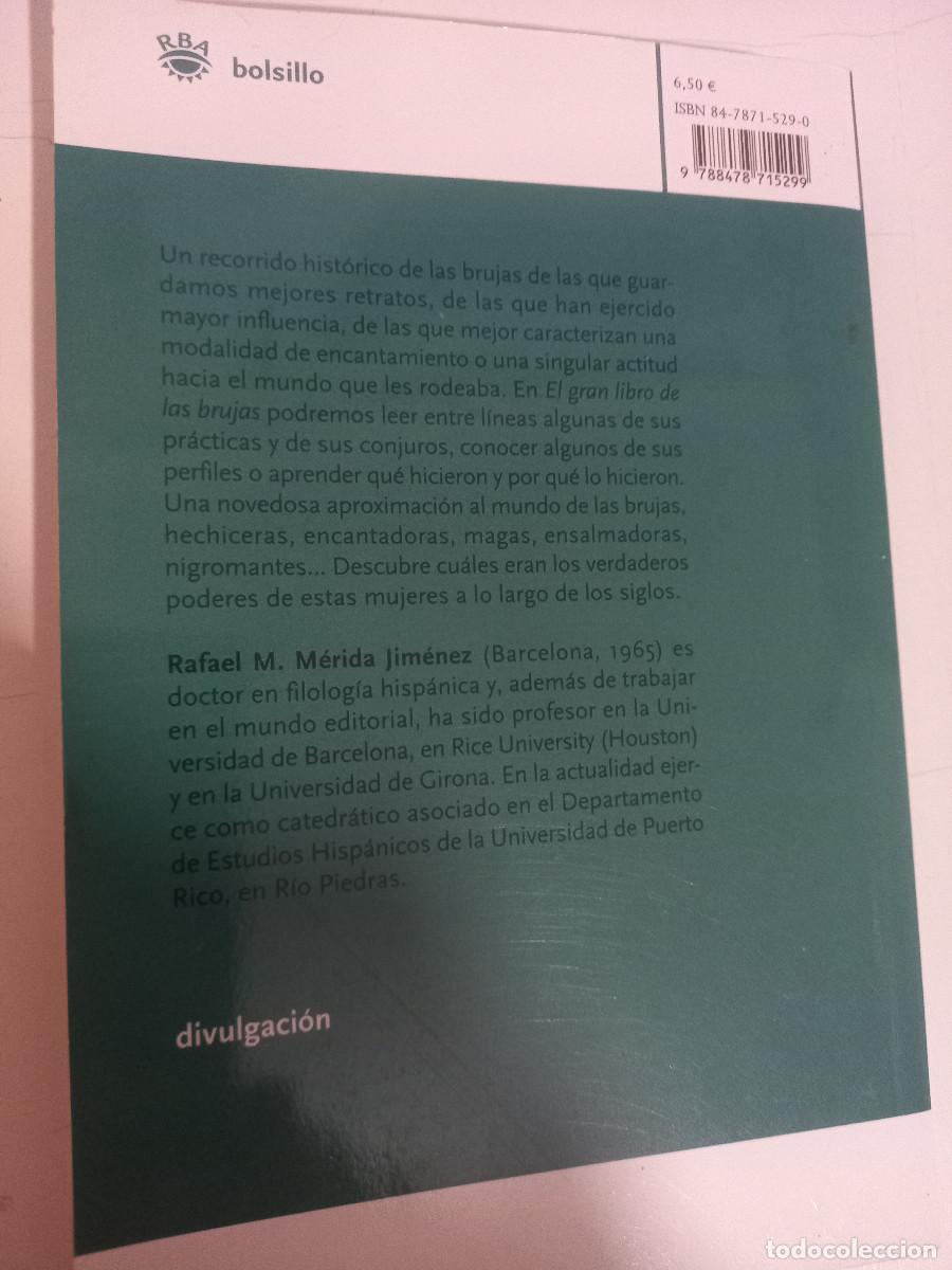Libros de segunda mano: Brujas - Bolsillo - El Gran Libro De Las brujas. MERIDA, RAFAEL M. - Foto 2