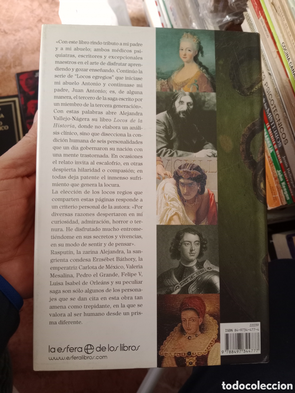 Libros de segunda mano: Locos de la historia Alejandra Vallejo N&aacute;gera - Foto 3
