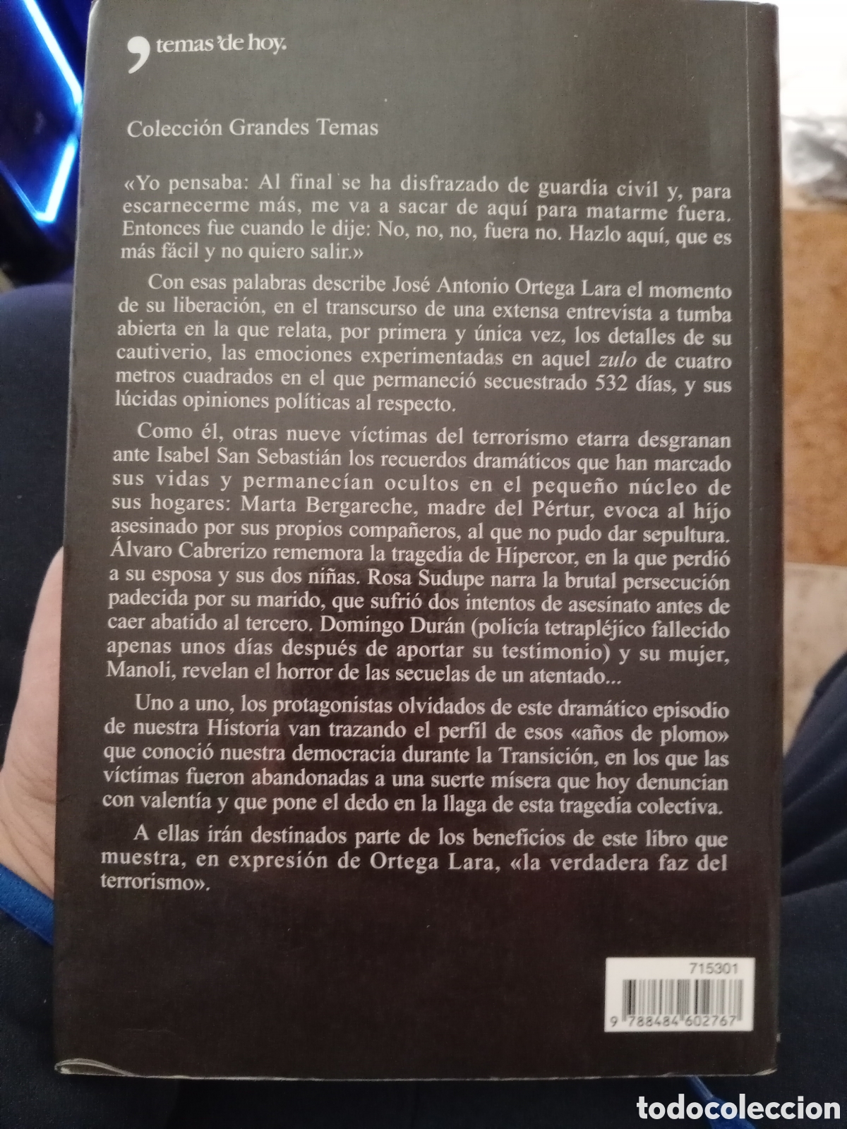 Libros de segunda mano: Los a&ntilde;os de plomo Isabel San Sebasti&aacute;n - Foto 2