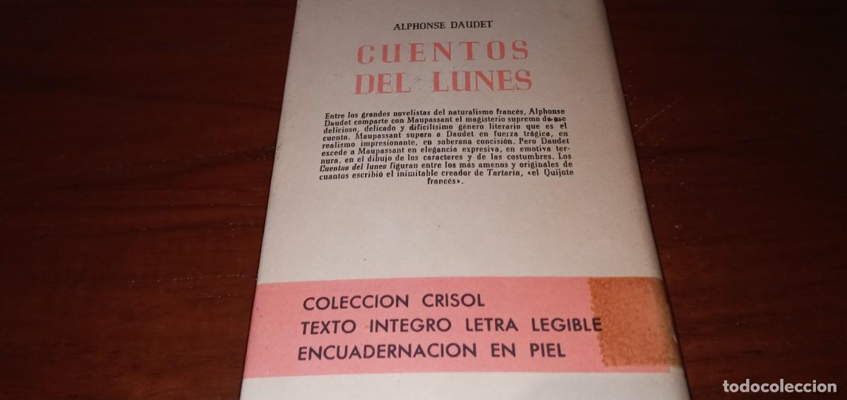 Libros de segunda mano: Cuentos del lunes Alphonse Daudet Aguilar Crisol n&uacute;mero 226 - Foto 2
