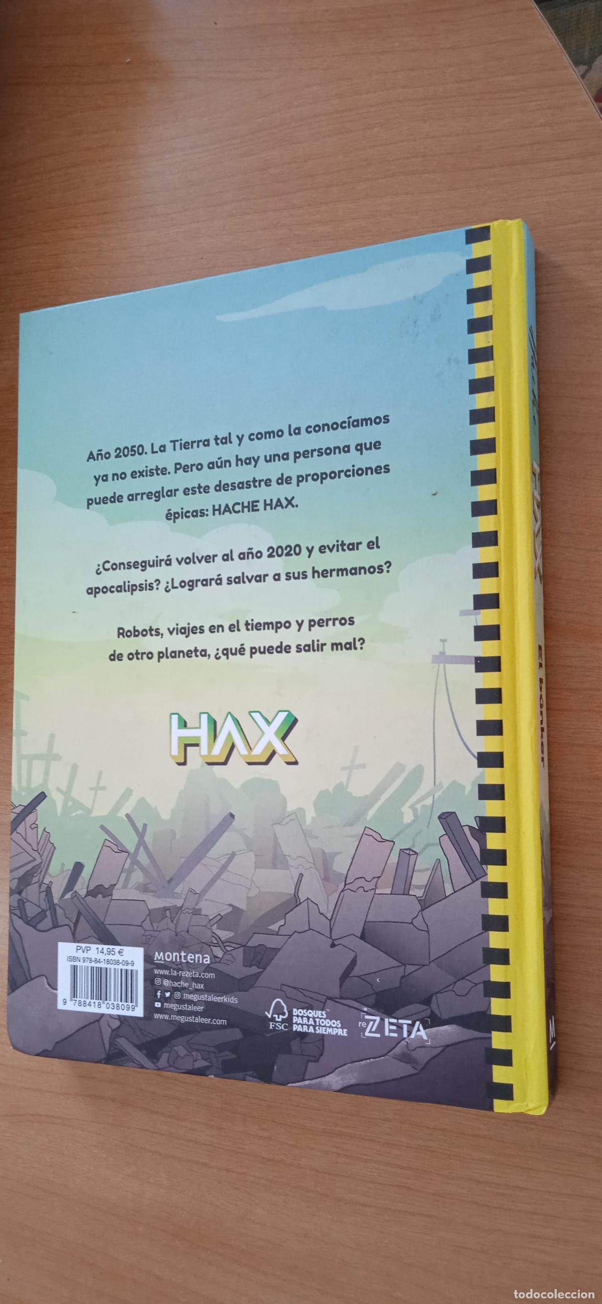Libros de segunda mano: HACHE HAX. EL BUNKER. MONICA VICENTE. MONTENA. - Foto 2