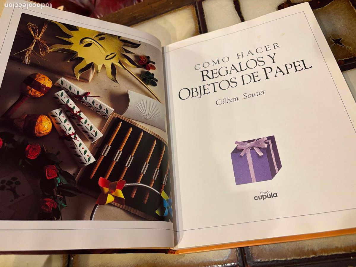 Libros de segunda mano: C&oacute;mo hacer regalos y objetos de papel. Gillian Souter. - Foto 3