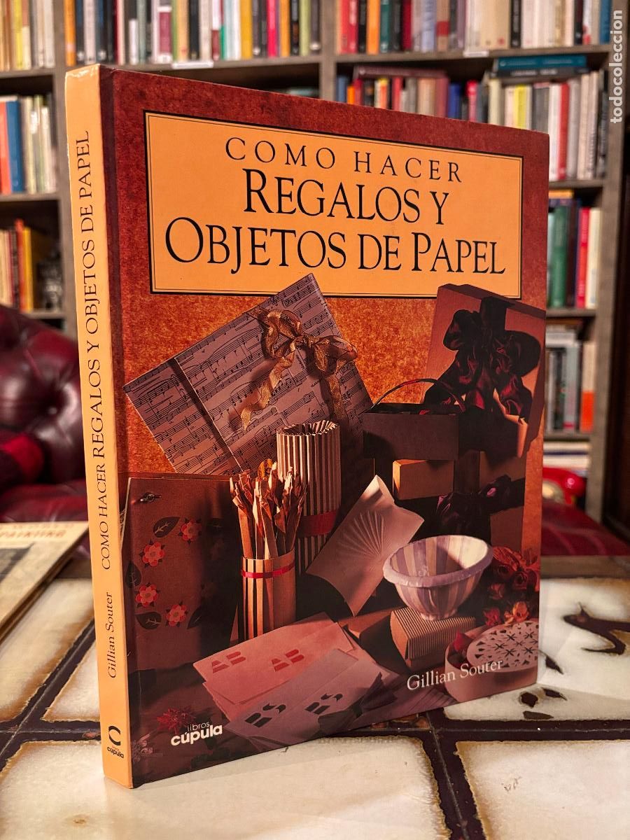 Libros de segunda mano: C&oacute;mo hacer regalos y objetos de papel. Gillian Souter. - Foto 1