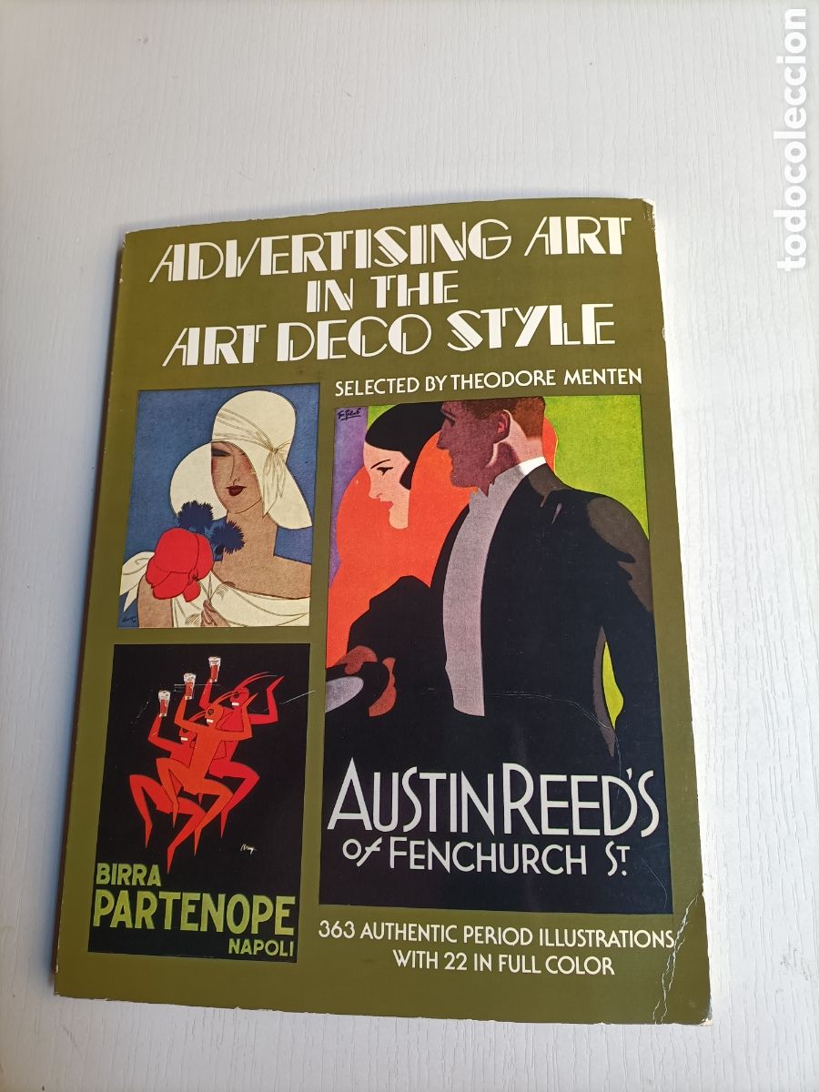 Libros de segunda mano: Advertising art in the Arte deco style .t&eacute;cnicas pintura arte grafico