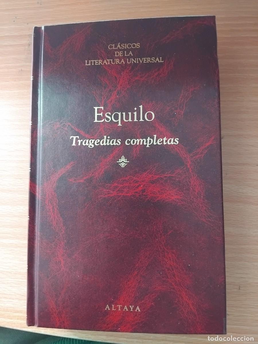 Libros de segunda mano: Esquilo.Tragedias completas;Altaya;1994 - Foto 1