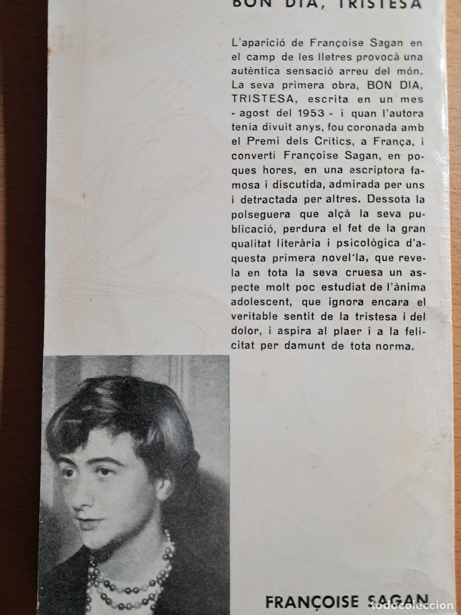Libros de segunda mano: Llibre: Bon dia, tristesa, libre de Fran&ccedil;oise Sagan - Foto 2