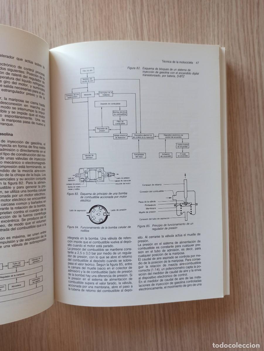 Libros de segunda mano: &rdquo;Manual practico de la motocicleta2 de H. Riedl (Ed. CEAC) a&ntilde;o 1998 - Foto 7