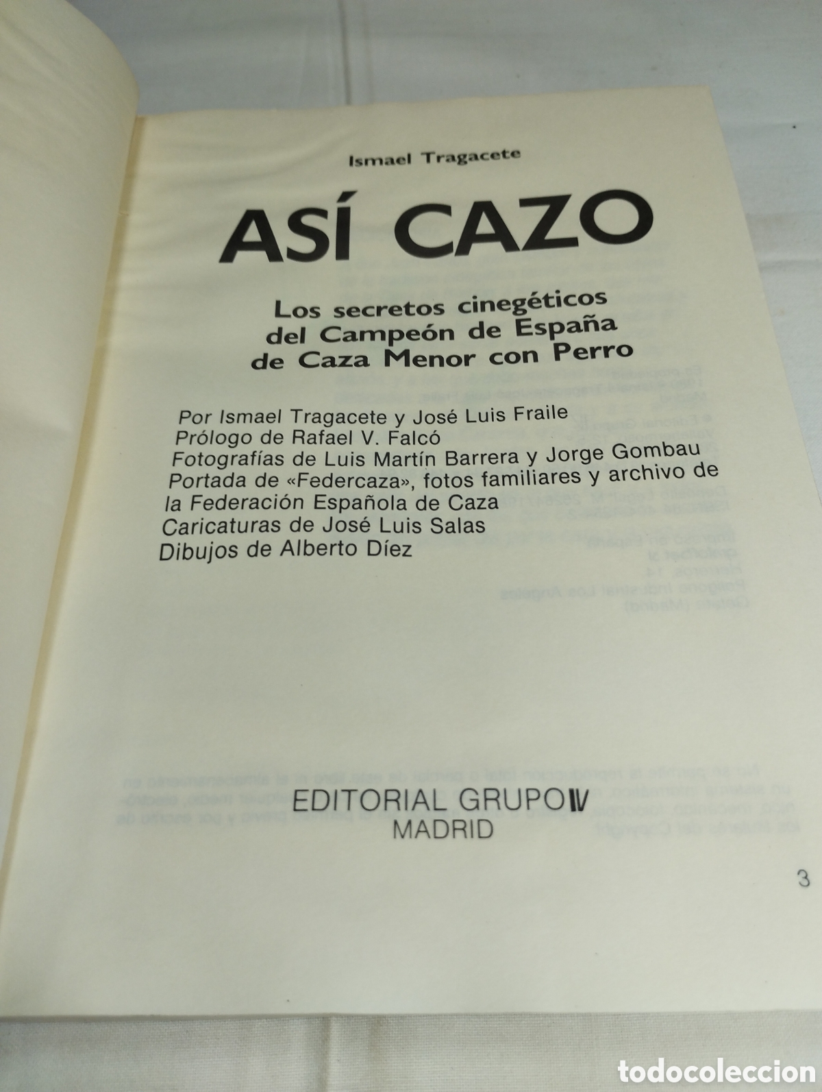 Libros de segunda mano: As&iacute; Cazo. Ismael Tragacete, 1989 - Foto 2