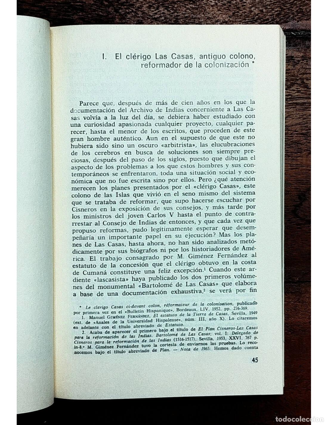 Libros de segunda mano: ESTUDIOS SOBRE BARTOLOM&Eacute; DE LAS CASAS. BATAILLON, Marcel. Ediciones Pen&iacute;nsula. 1976. - Foto 3
