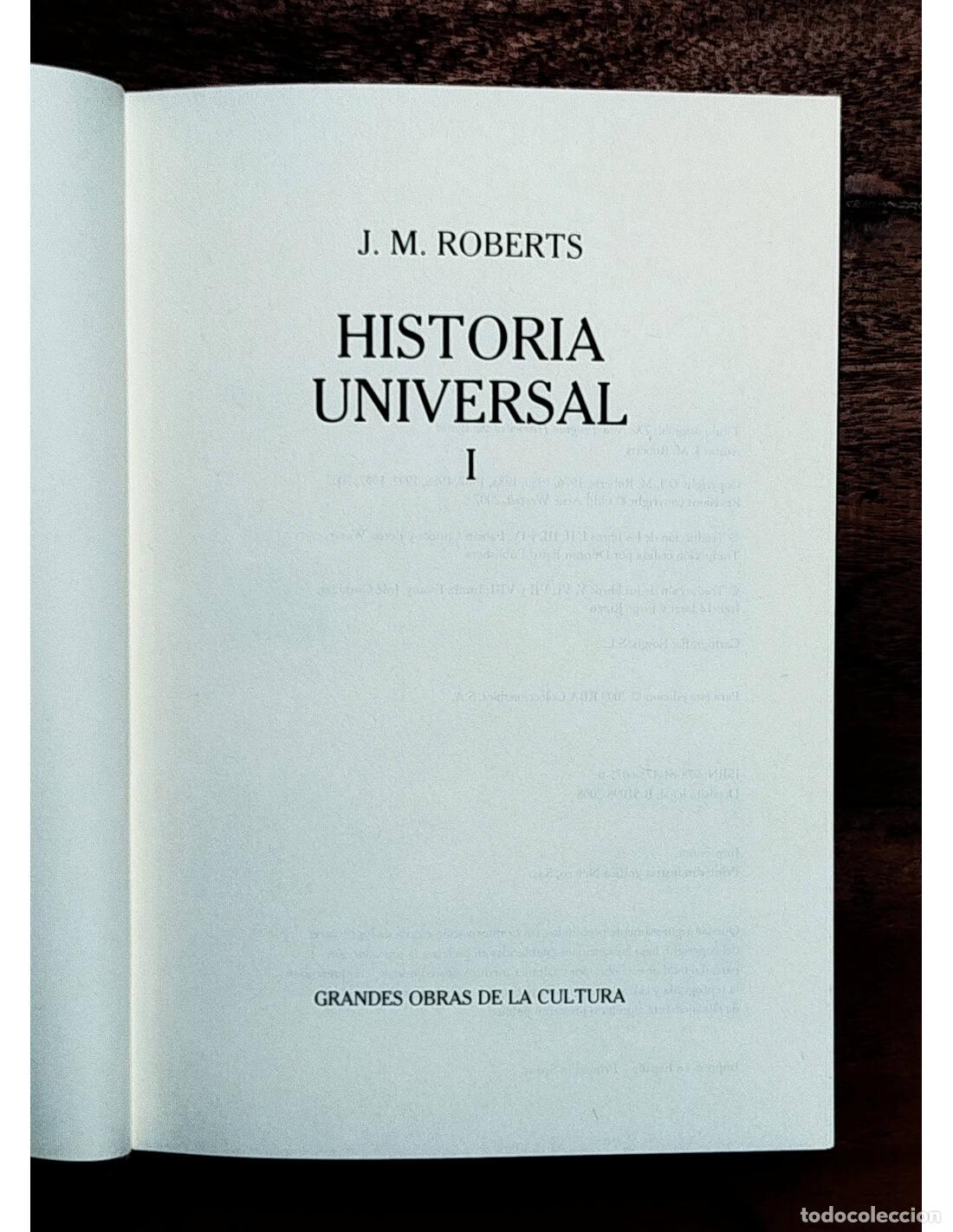 Libros de segunda mano: HISTORIA UNIVERSAL. 2 TOMOS (COMPLETA). ROBERTS, J. M. RBA. 2008. - Foto 2