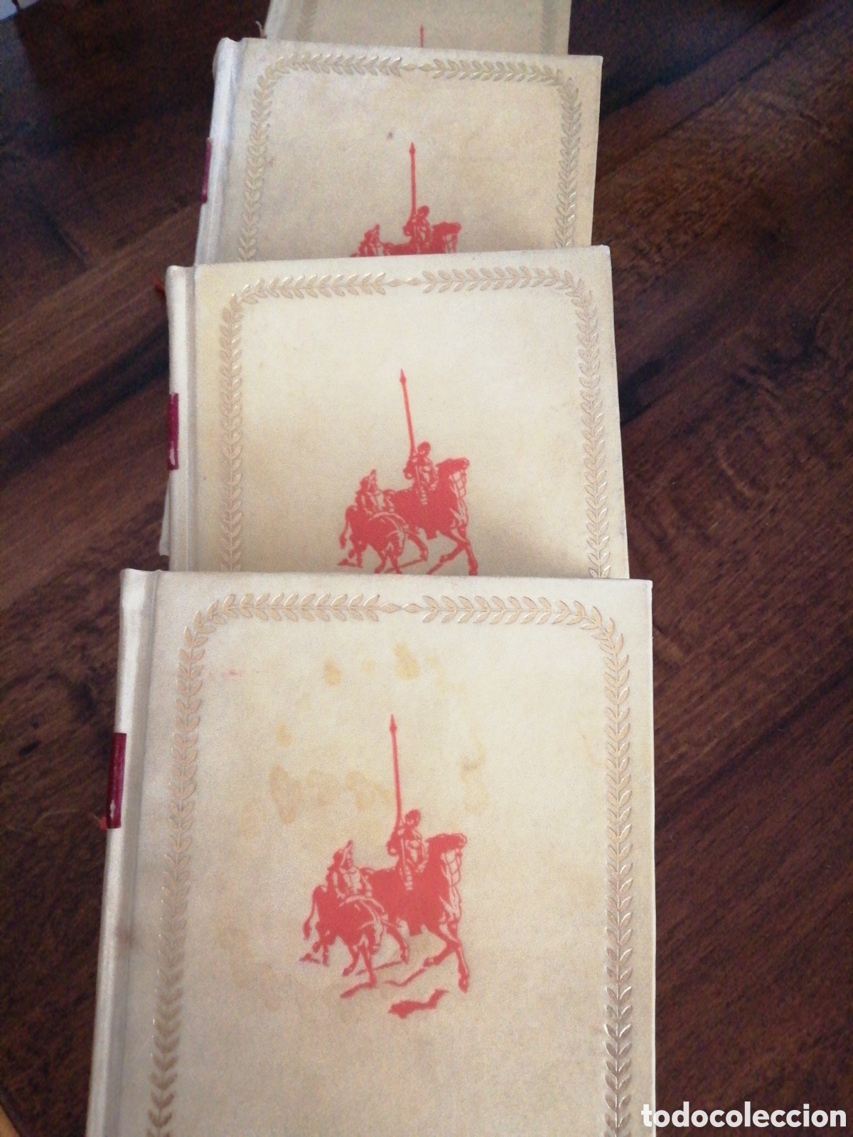 Libros de segunda mano: Cuatro tomos CERVANTES DON QUIJOTE DE LA MANCHA - Foto 2