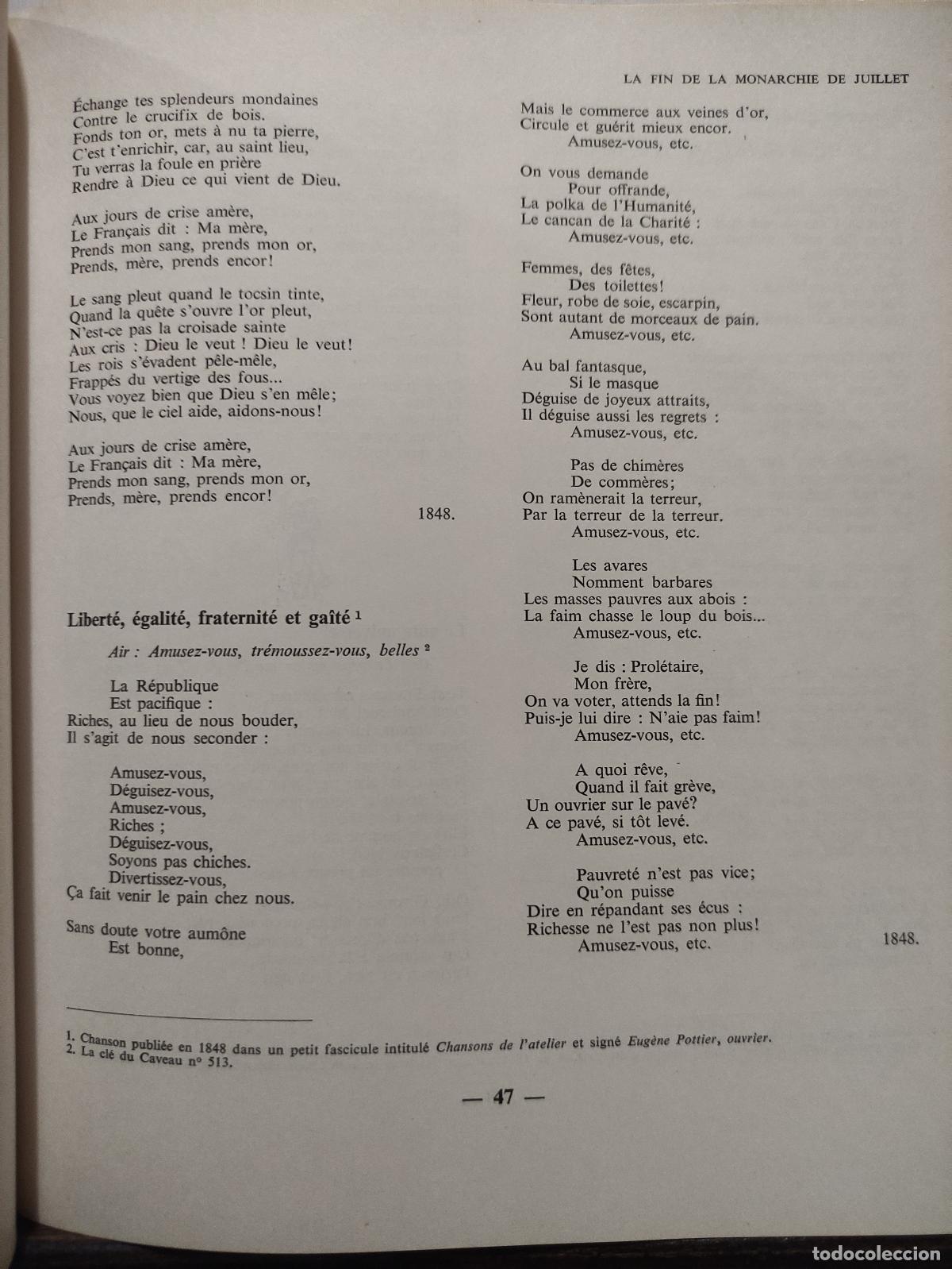 Libros de segunda mano: OEUVRES COMPLETES - EUGENE POTTIER - incluye vinilo, en franc&eacute;s, - Foto 3