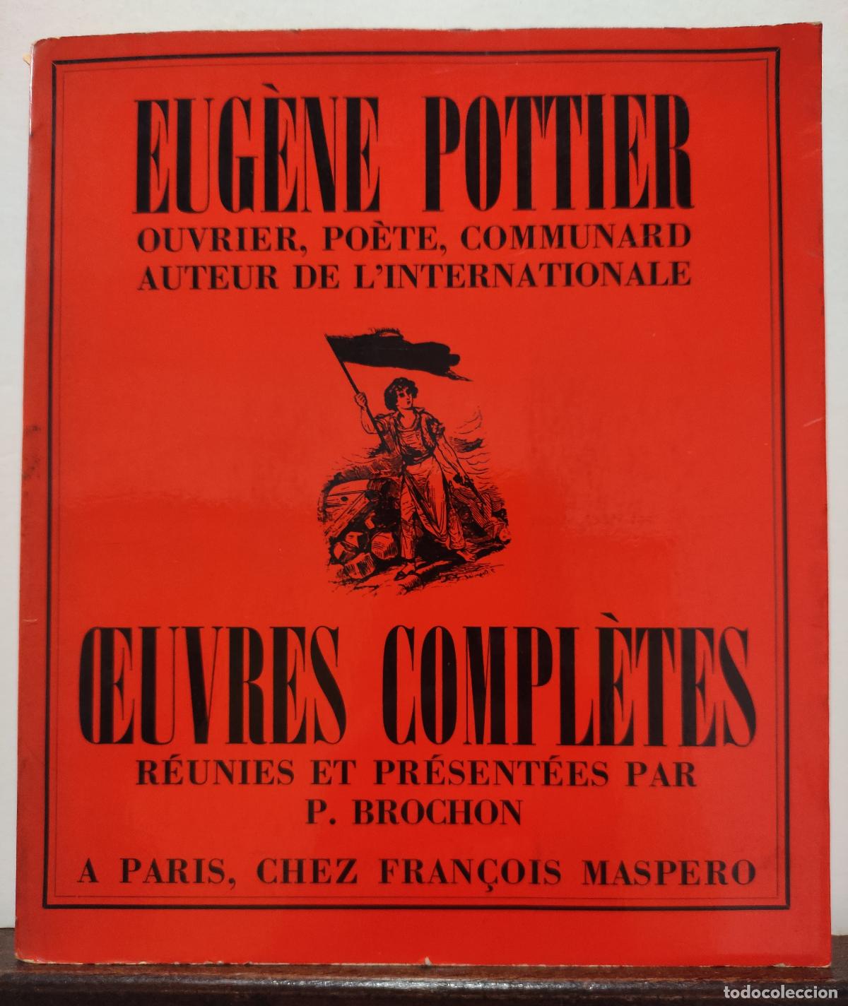 Libros de segunda mano: OEUVRES COMPLETES - EUGENE POTTIER - incluye vinilo, en franc&eacute;s, - Foto 1