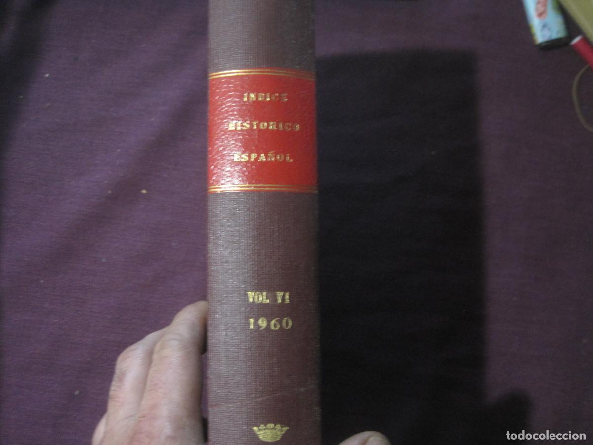 Libros de segunda mano: Indice hist&oacute;rico espa&ntilde;ol - Vol. VI 1960 - Foto 2
