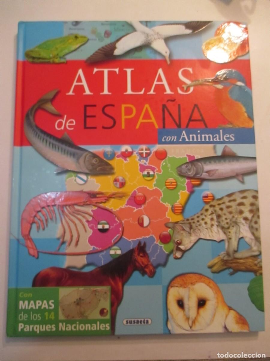 Libros de segunda mano: Atlas de Espa&ntilde;a con animales W32804 - Foto 1