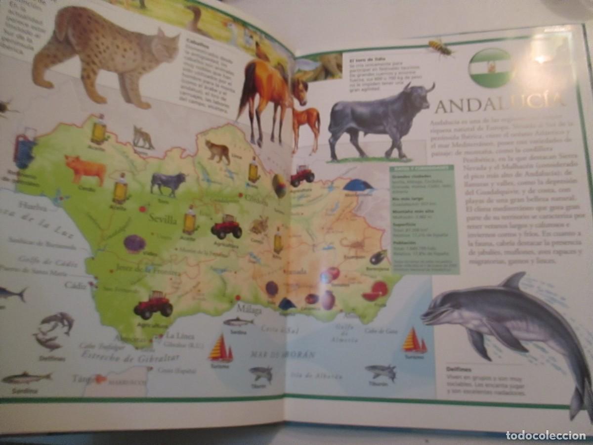 Libros de segunda mano: Atlas de Espa&ntilde;a con animales W32804 - Foto 2
