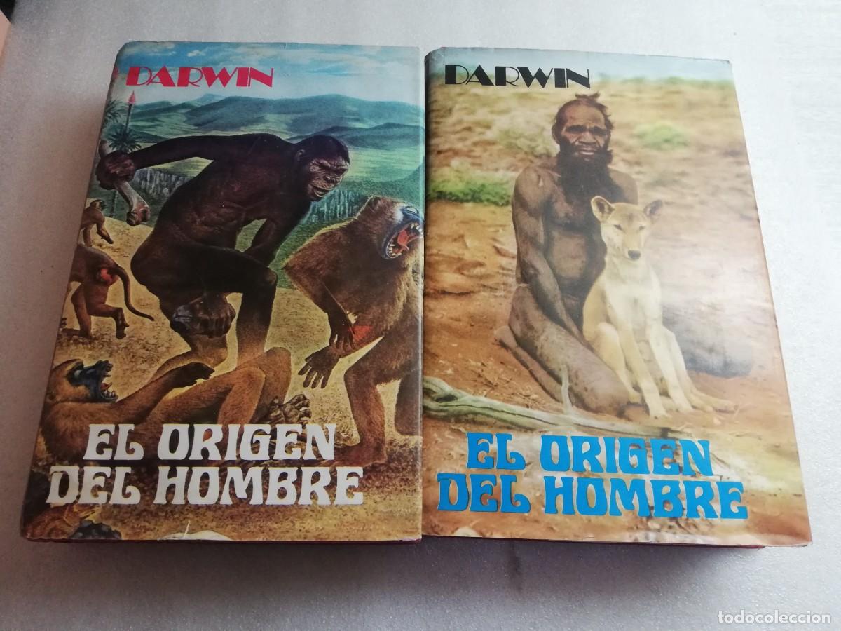 Libros de segunda mano: EL ORIGEN DEL HOMBRE (TOMOS I Y II) - DARWIN - Foto 1
