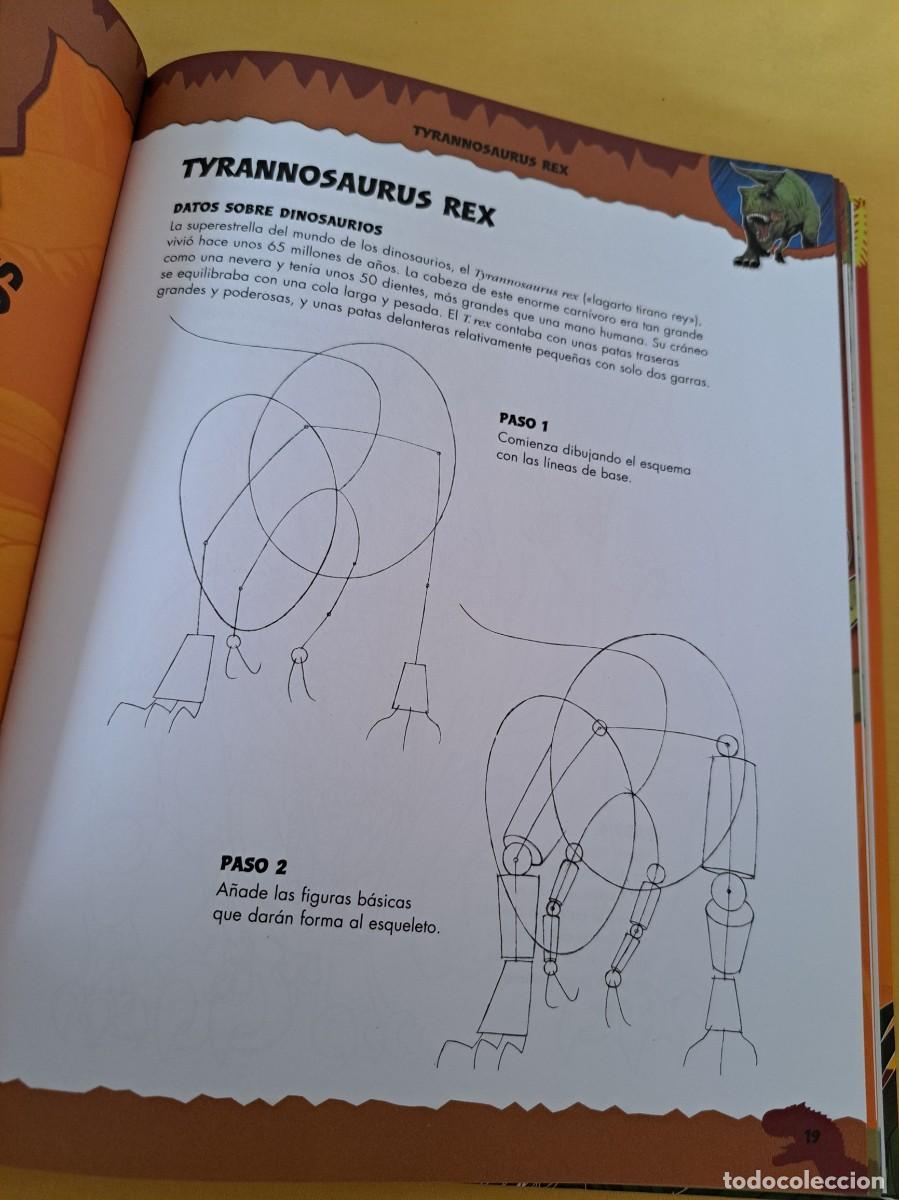 Libros de segunda mano: STEVE BEAUMONT - COMO DIBUJAR DINOSAURIOS - EDICIONES SM 2011 - Foto 4