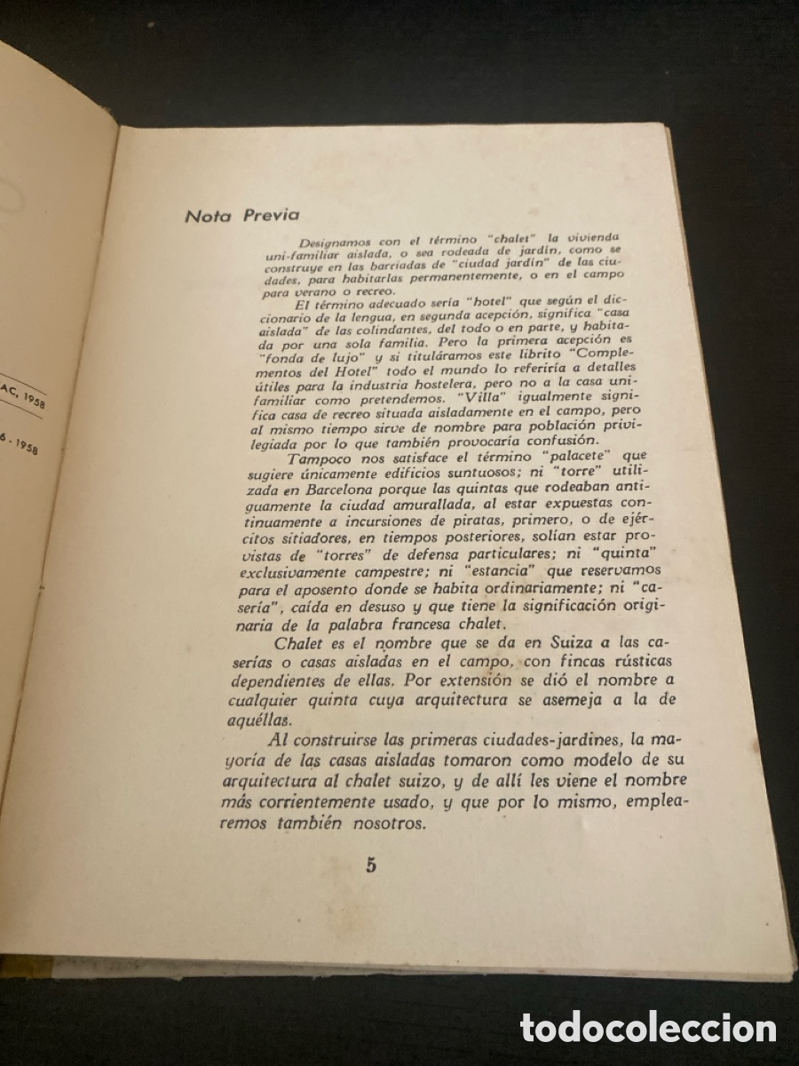 Libros de segunda mano: COMPLEMENTOS DEL CHALET. CEAC 1958 - Foto 3