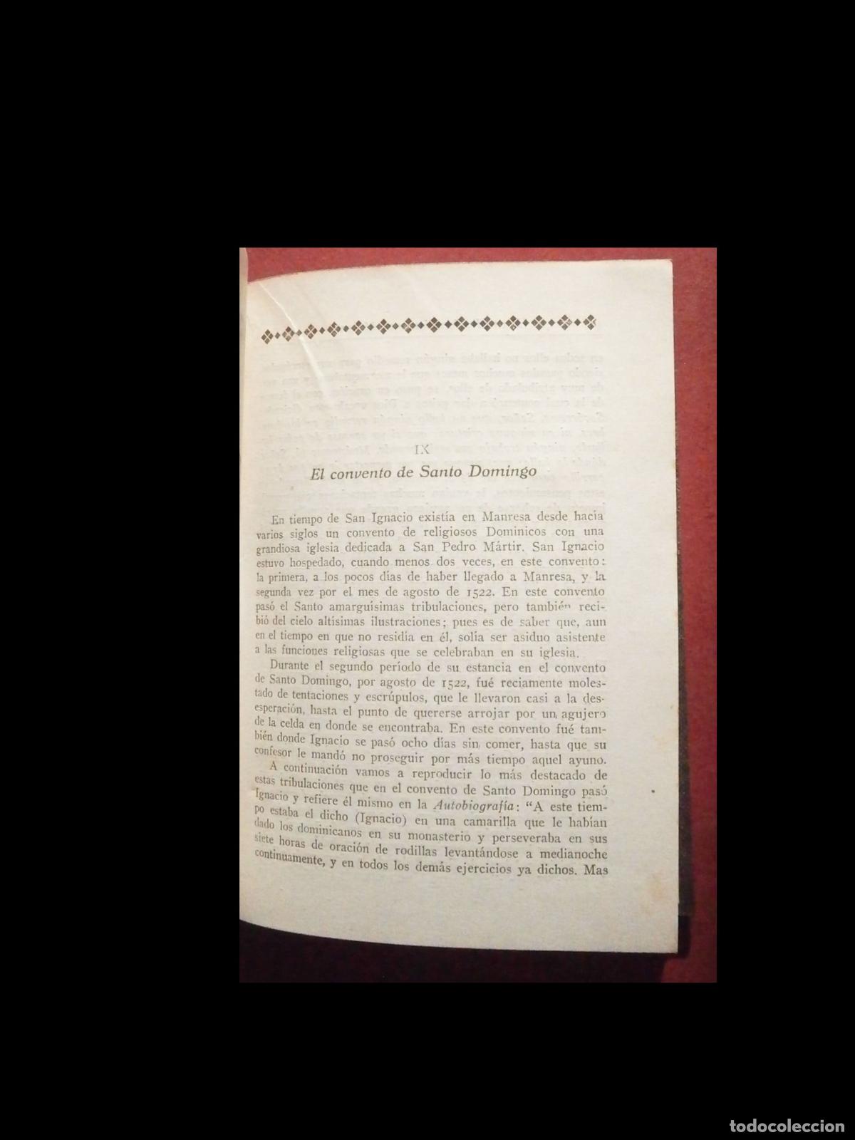Libros de segunda mano: Recuerdos Ignacianos en Manresa. Ignacio Puig - Foto 2
