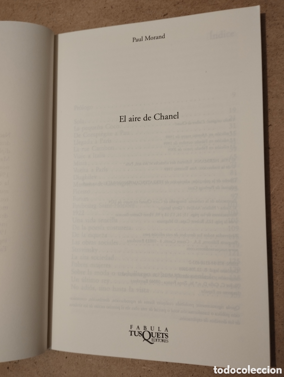 Libros de segunda mano: EL AIRE DE CHANEL (PAUL MORAND) - Foto 2