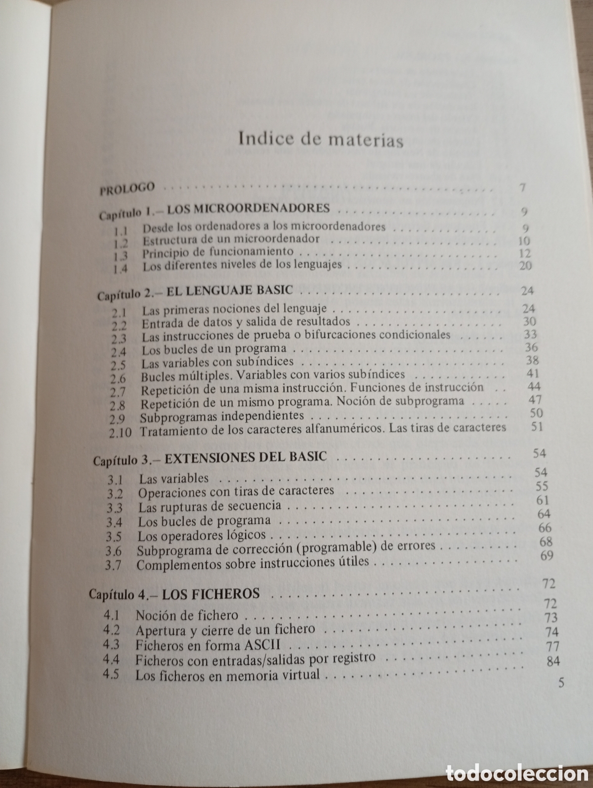 Libros de segunda mano: Basic Programaci&oacute;n de microordenadores / Alain Checroun. Madrid: Paraninfo, 1984. - Foto 3