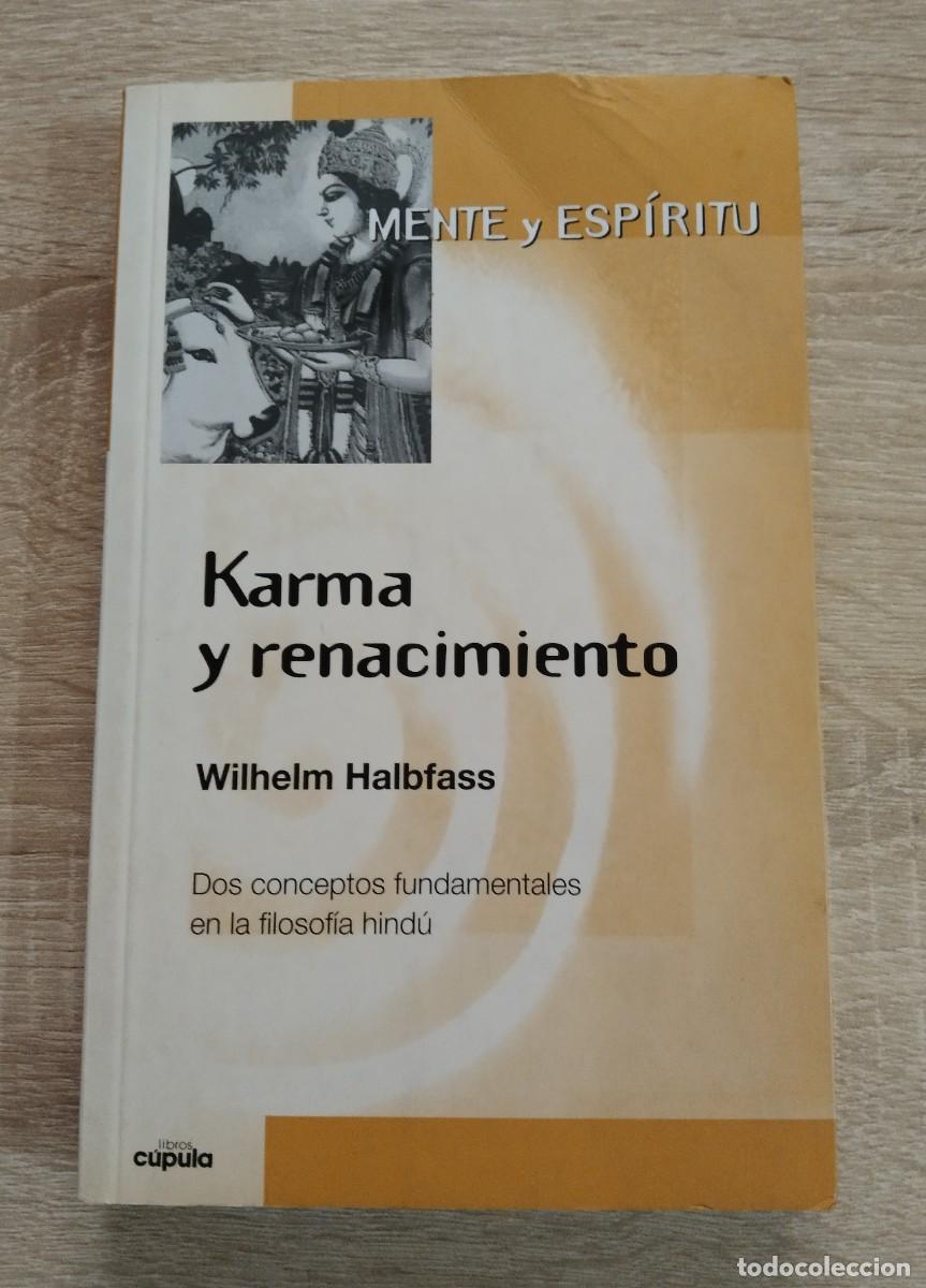 Libros de segunda mano: KARMA Y RENACIMIENTO - Halbfass, Wilhelm - Foto 1