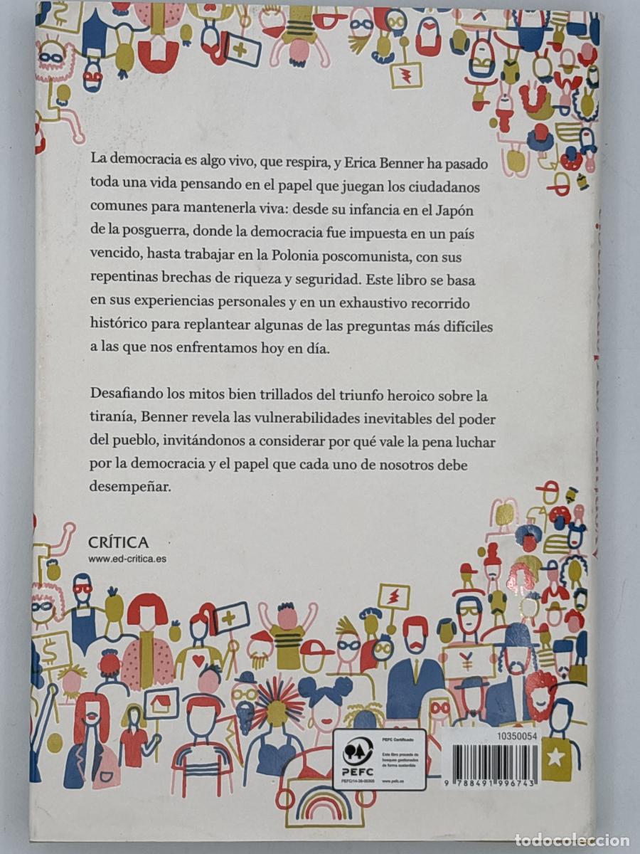 Libros de segunda mano: Aventuras en democracia - Benner, Erica - Foto 2