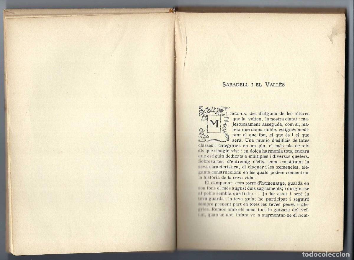 Libros de segunda mano: SABADELL MONOGRAF&Iacute;A. AGUST&Iacute; RIUS I BORRELL. 1929 - Foto 6