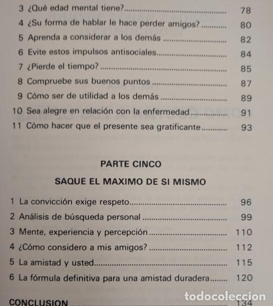 Libros de segunda mano: COMO GANAR AMIGOS, GILBERT OAKLEY, EDAF 1990 - Foto 6
