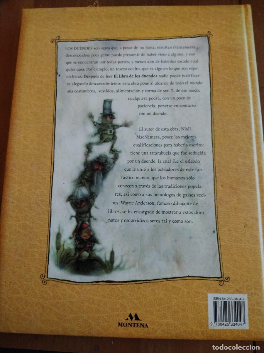 Libros de segunda mano: El libro de los duendes -Niall Macnamara -wayne anderson-primera edici&oacute;n - Foto 3