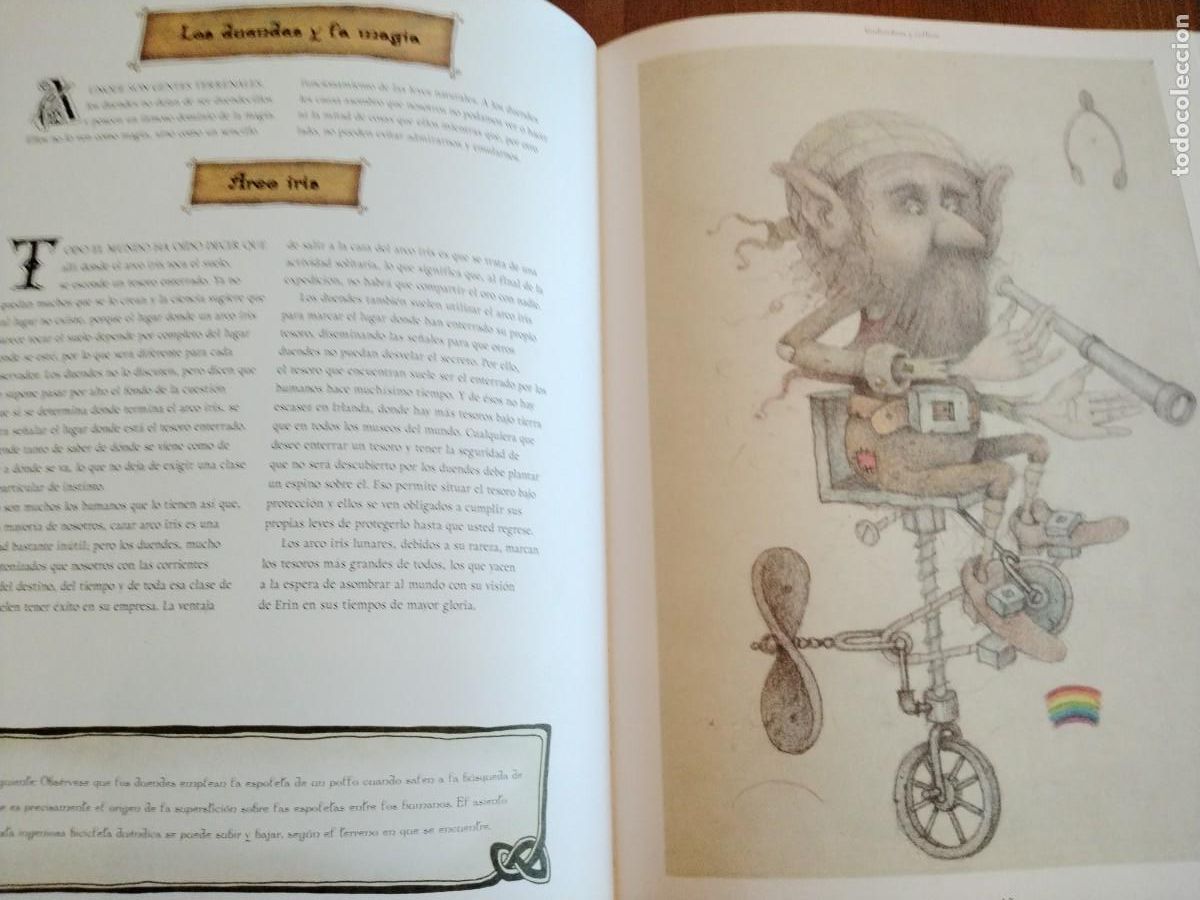 Libros de segunda mano: El libro de los duendes -Niall Macnamara -wayne anderson-primera edici&oacute;n - Foto 12