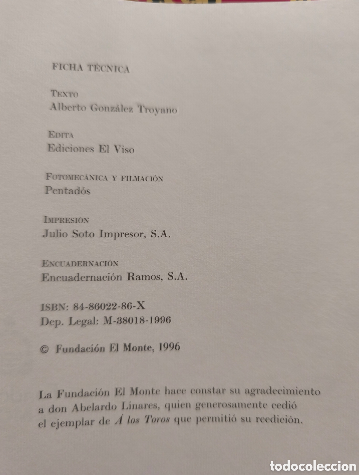 Libros de segunda mano: A los Toros. Acuarelas de Daniel Perea - Foto 12