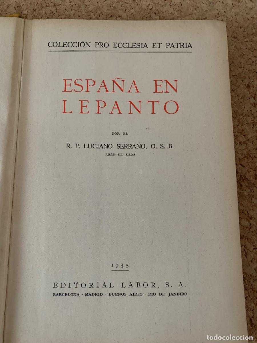 Libros de segunda mano: Espa&ntilde;a en LEPANTO, (Bols 41) - Foto 2