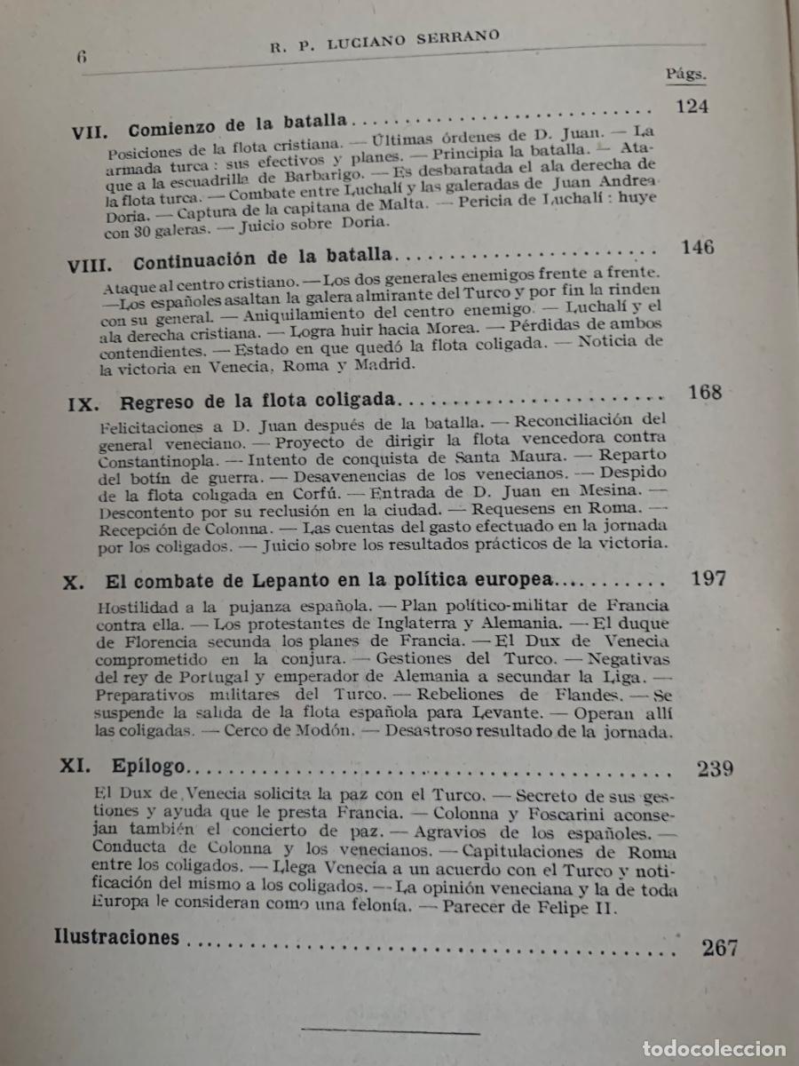 Libros de segunda mano: Espa&ntilde;a en LEPANTO, (Bols 41) - Foto 4
