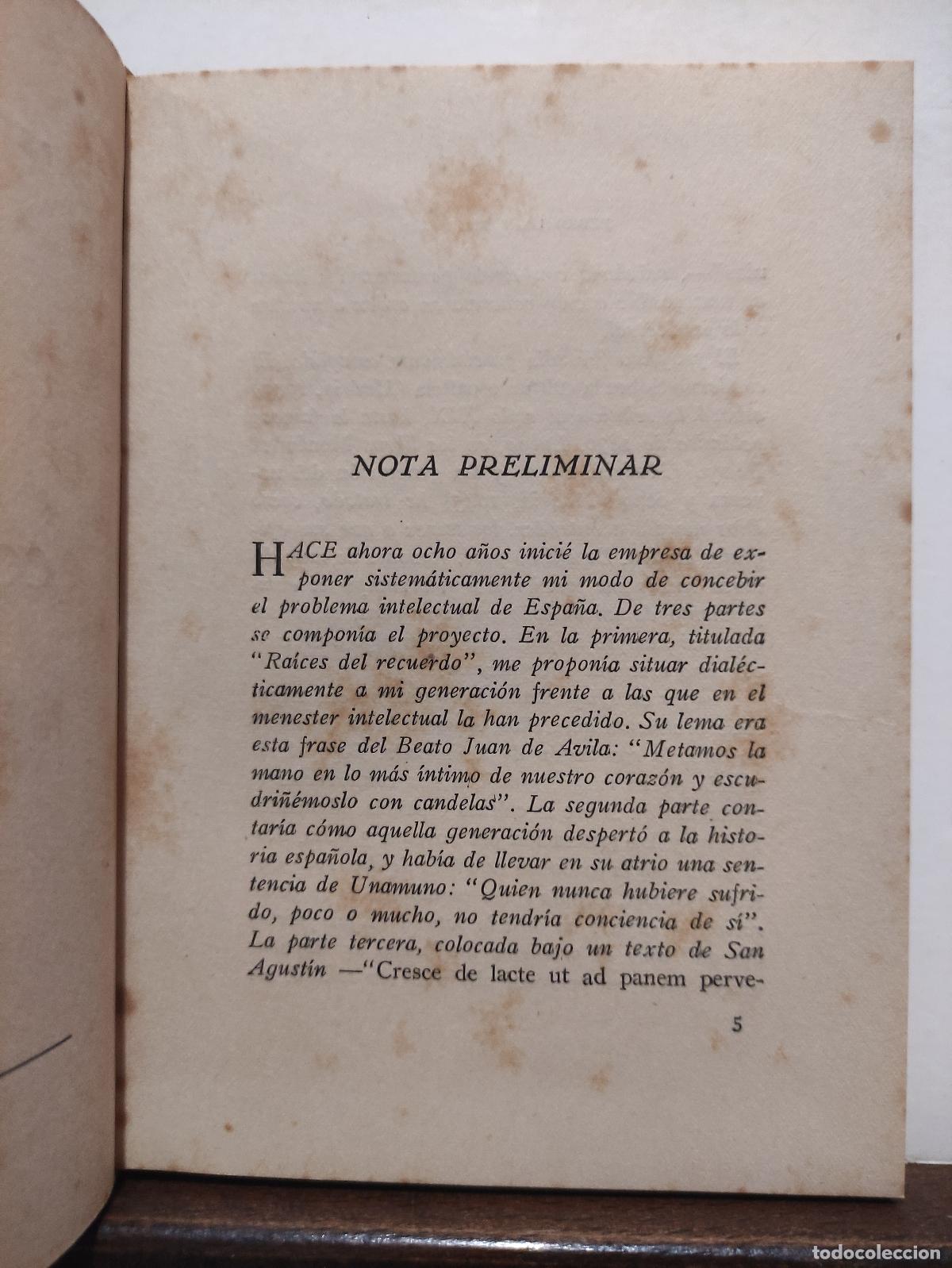 Libros de segunda mano: ESPA&Ntilde;A COMO PROBLEMA - PEDRO LAIN ENTRALGO - Foto 2
