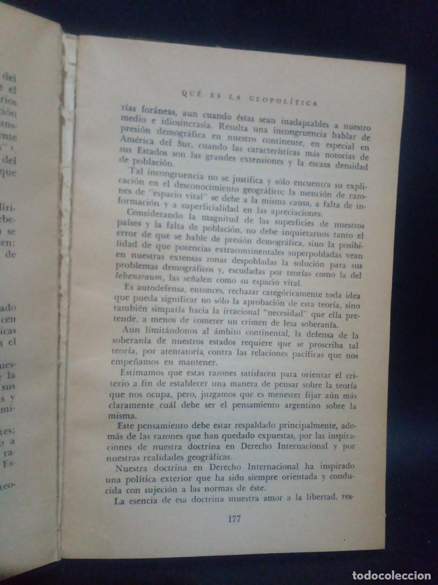 Libros de segunda mano: JORGE E. ATENCIO-QUE ES LA GEOPOLITICA-1965 - Foto 3
