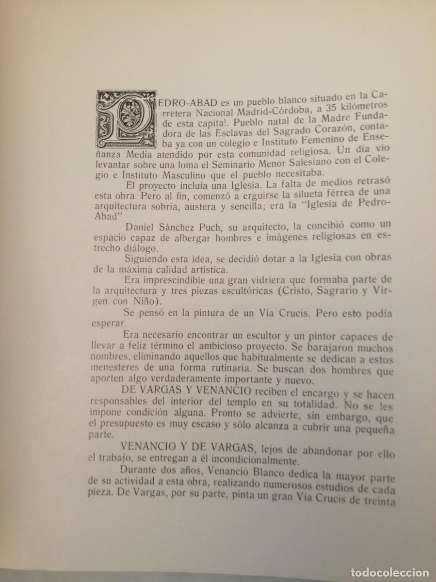 Libros de segunda mano: De Vargas y Venancio Blanco: LA IGLESIA DE PEDRO-ABAD - Foto 8