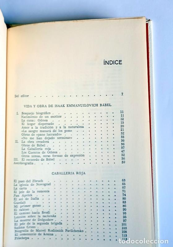 Libros de segunda mano: OBRAS - NARRATIVA / TEATRO / ESCRITOS DIVERSOS - ISAAK E. BABEL - Foto 4