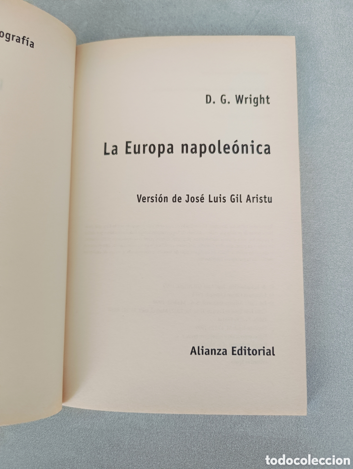 Libros de segunda mano: La europa napole&oacute;nica. D. G. Wright - Foto 3