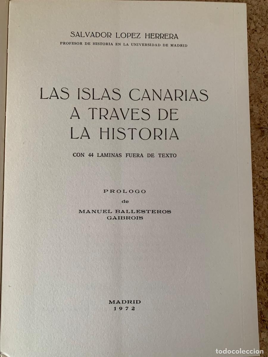 Libros de segunda mano: Las islas Canarias a trav&eacute;s de la Historia (Bols 42) - Foto 2