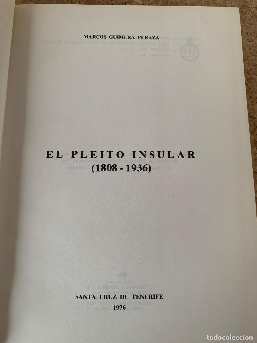 Libros de segunda mano: El pleito Insular 1808-1936 (Bols 42) - Foto 2